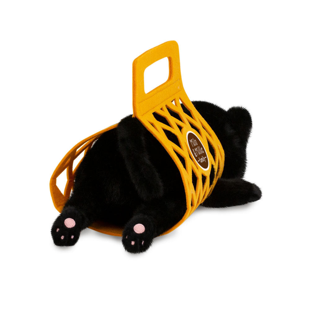 Milo – Pisoiul Negru de Pluș (35 cm) – Jucărie Premium Ultra Pufoasă Orange Toys