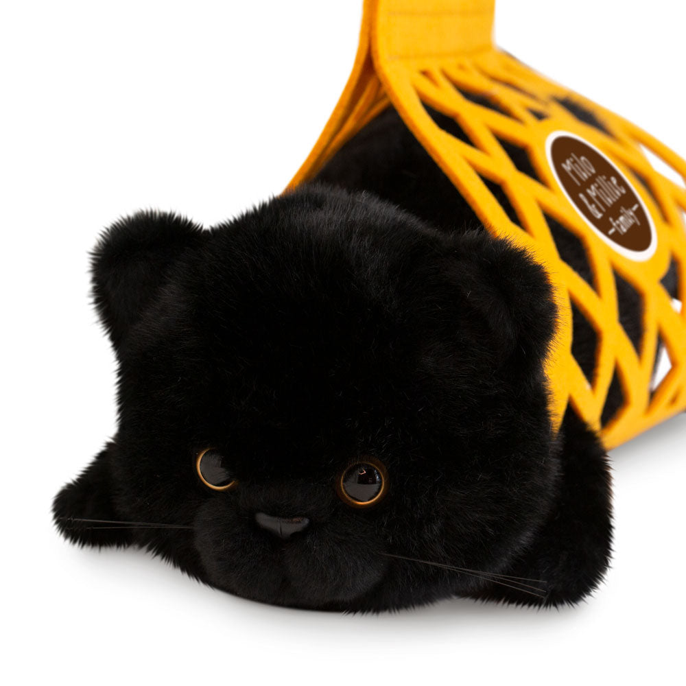 Milo – Pisoiul Negru de Pluș (56 cm) – Jucărie Premium Ultra Pufoasă Orange Toys
