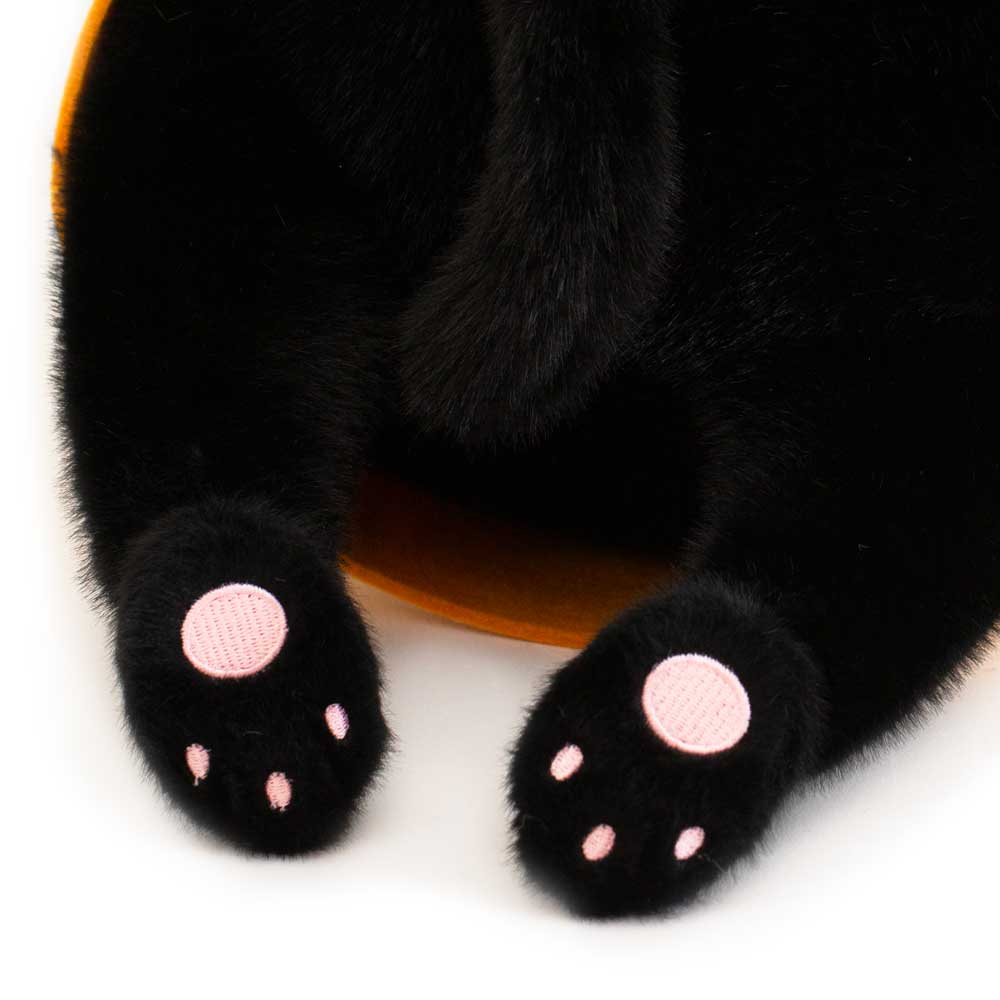 Milo – Pisoiul Negru de Pluș (56 cm) – Jucărie Premium Ultra Pufoasă Orange Toys