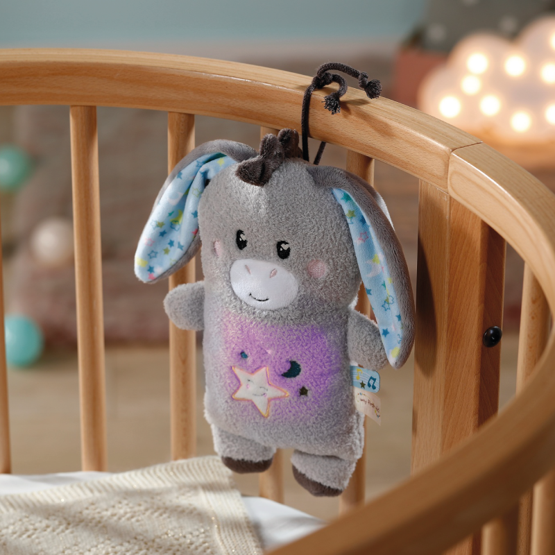 Jucărie calmantă pentru bebeluși, măgarușul Littledoo, în cutie cadou, 25 cm
