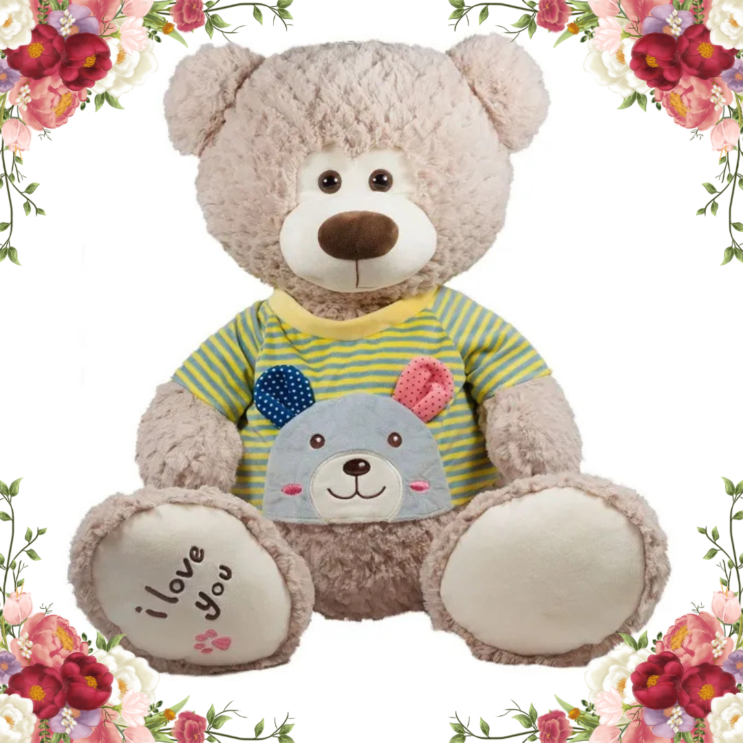 Ursuleț personalizat cu tricou verde