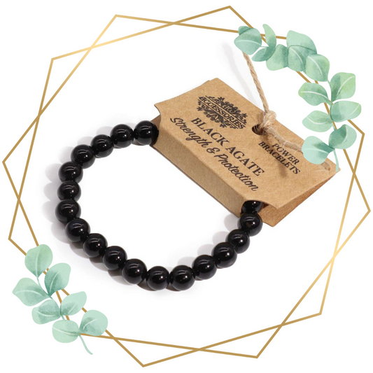 Bratara Energetica - Agat Negru - Protectie