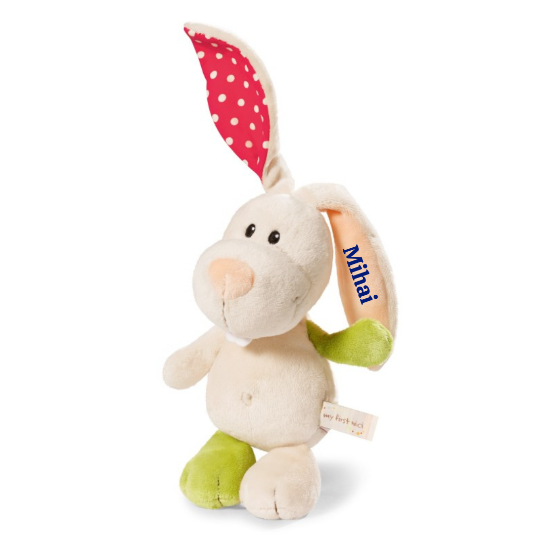 Jucarie premium Iepurașul Tilli, PERSONALIZAT, 23 cm