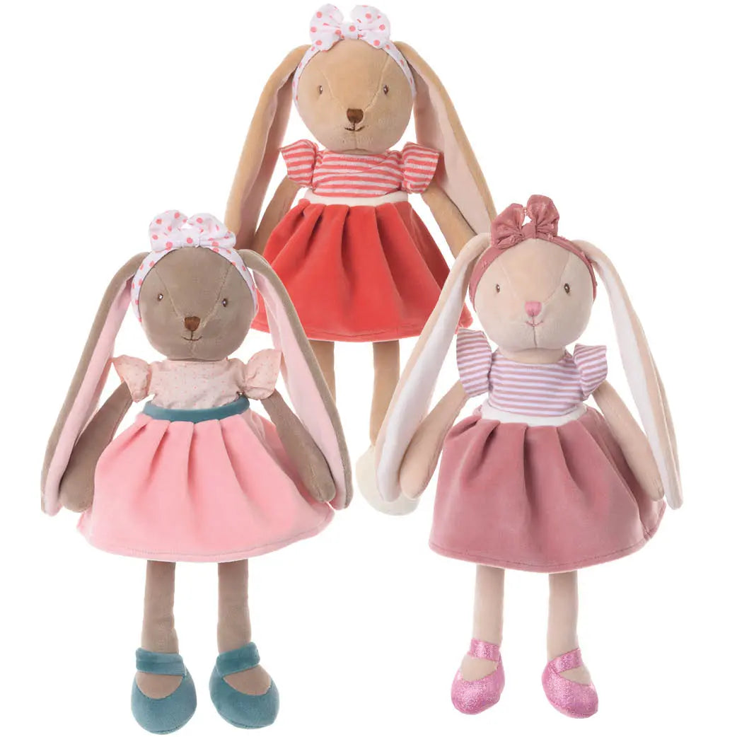 Rosa Bunny Sister – Iepuraș de Pluș Premium 30 cm