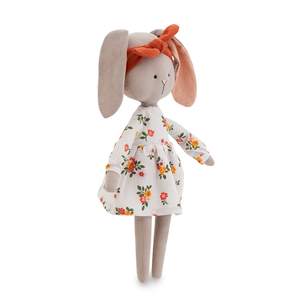 Lucy – Iepuraș de Pluș Premium în rochiță Cotti Motti (30 cm)
