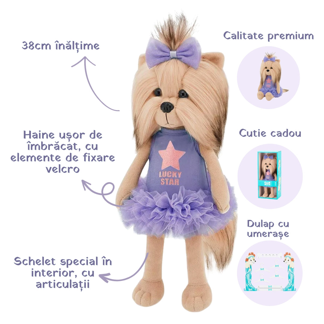 Lucky Yoyo Grace – Căţeluşă de Pluş Premium Lucky Doggy
