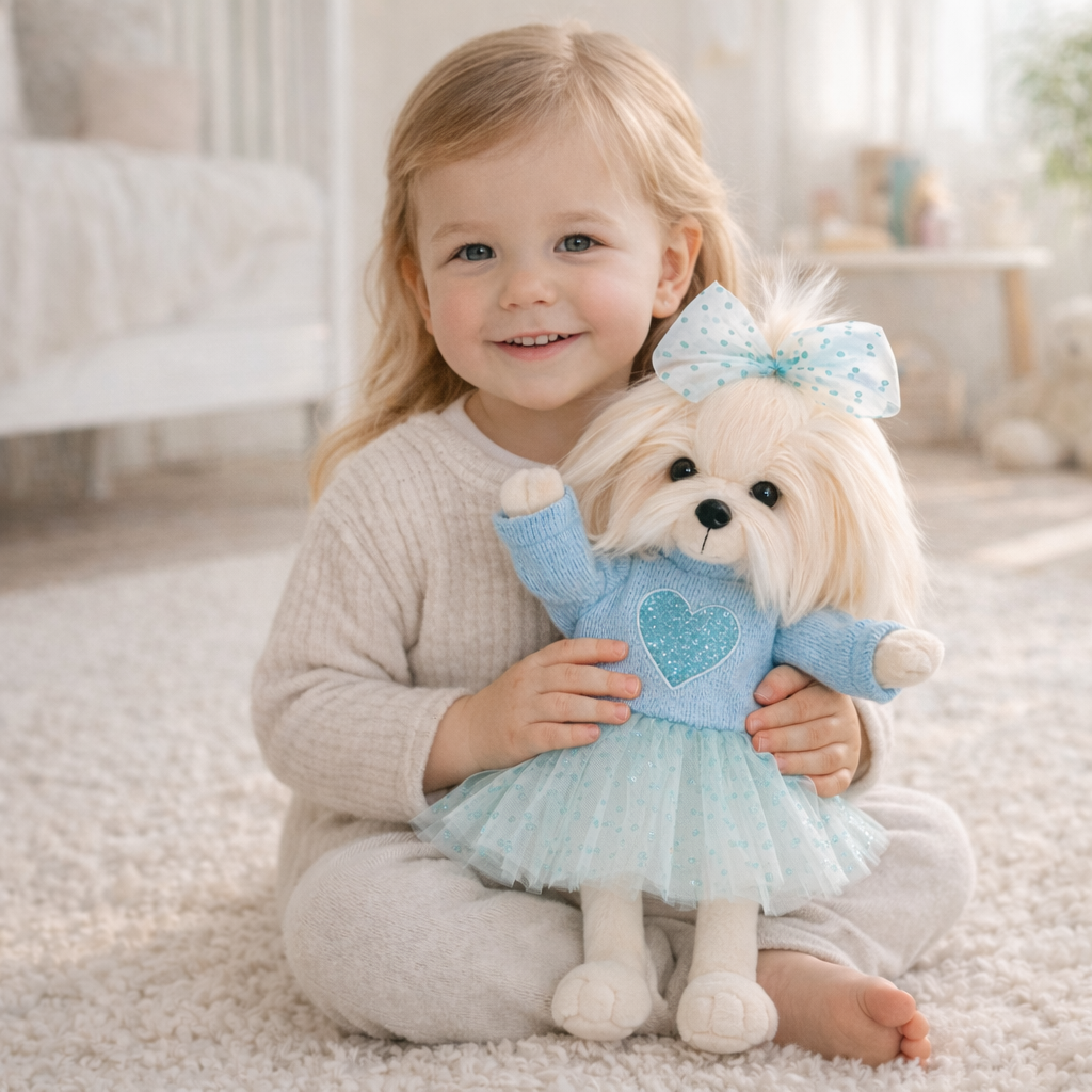 Lucky Mimi Winter Mood – Căţeluşă de Pluş Premium Lucky Doggy