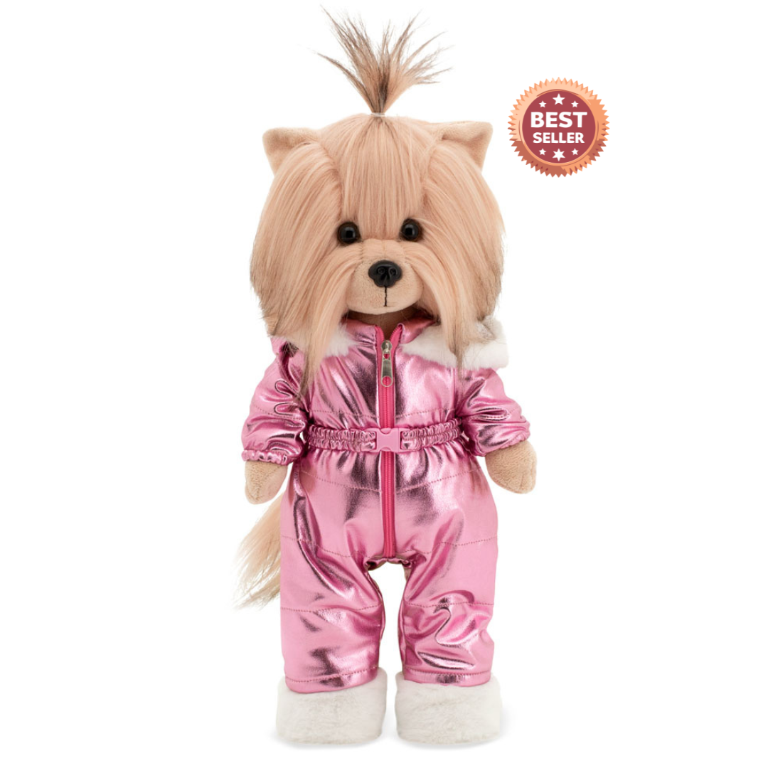 Lucky Yoyo în Drumeție – Căţeluşă de Pluş Premium Lucky Doggy