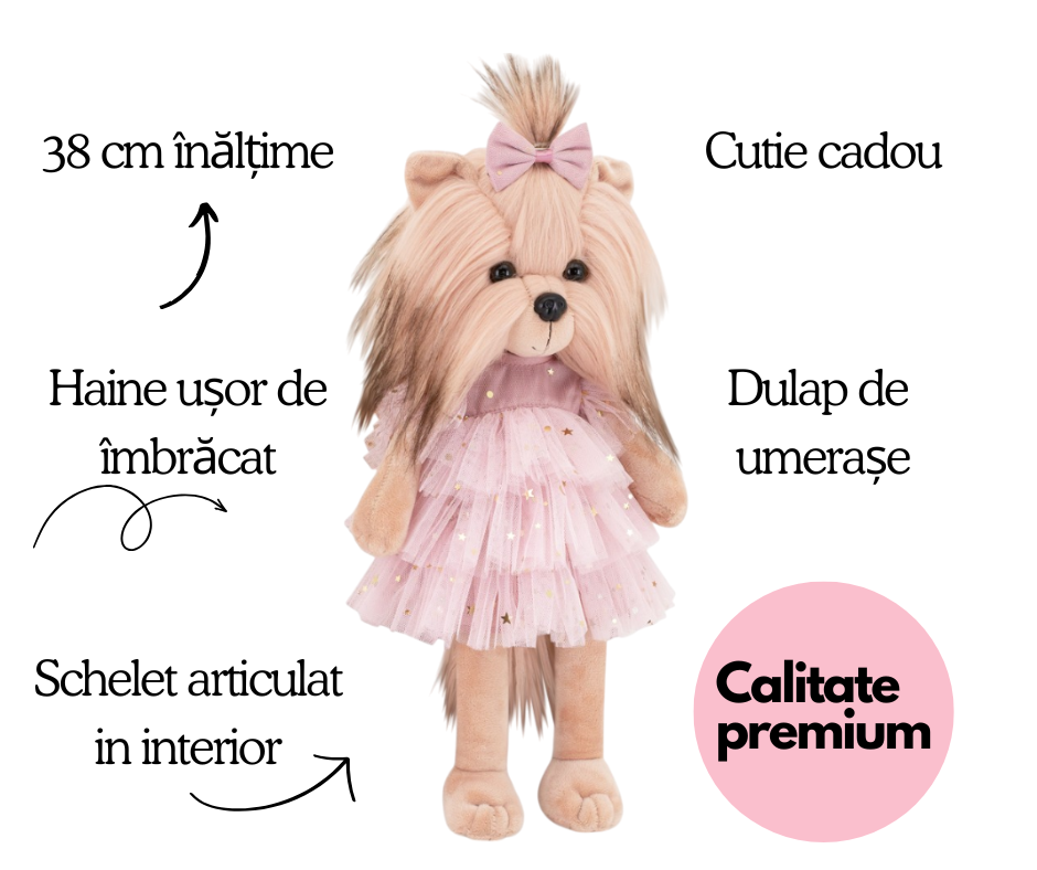 Lucky Yoyo la Întâlnire Romantică – Căţeluşă de Pluş Premium Lucky Doggy