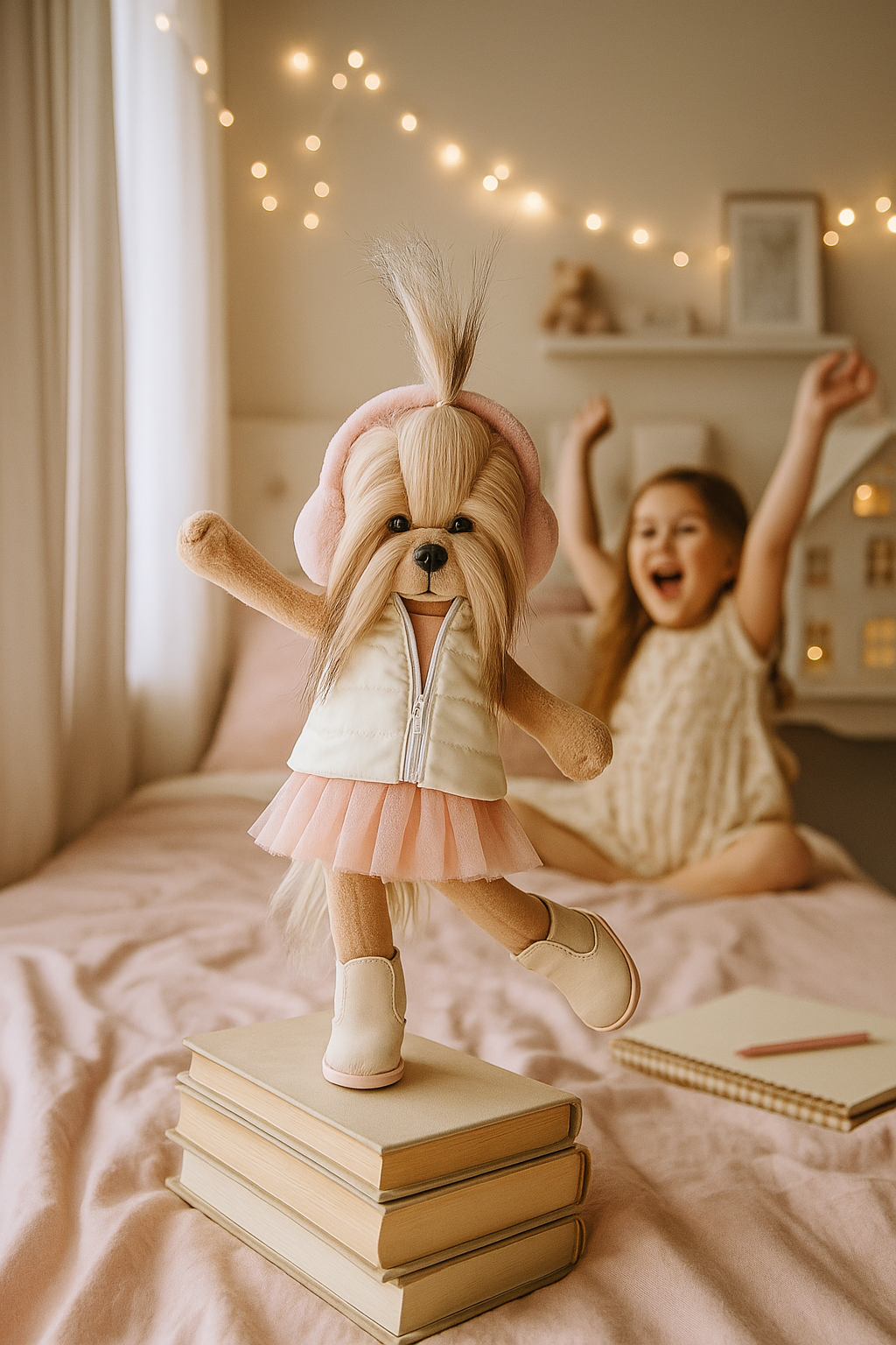 Lucky Yoyo Pink Dream – Căţeluşă de Pluş Premium Lucky Doggy