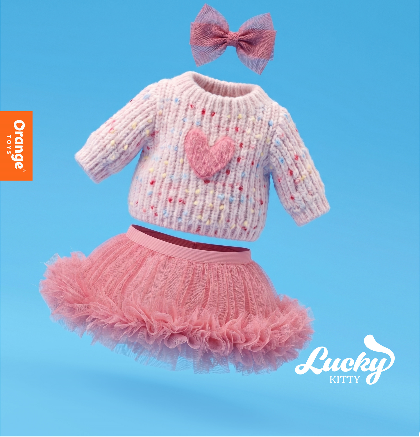 Lucky Kitty Charm – Pisicuță Premium de Pluş, 38 cm