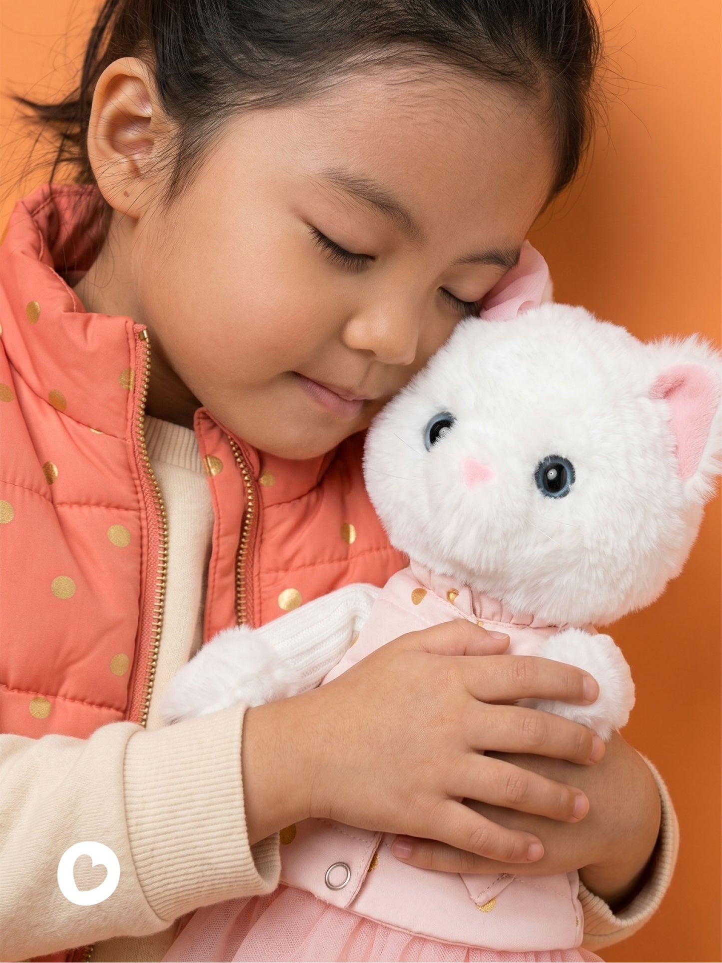 Lucky Kitty Dreams – Pisicuță Premium de Pluş, 38 cm