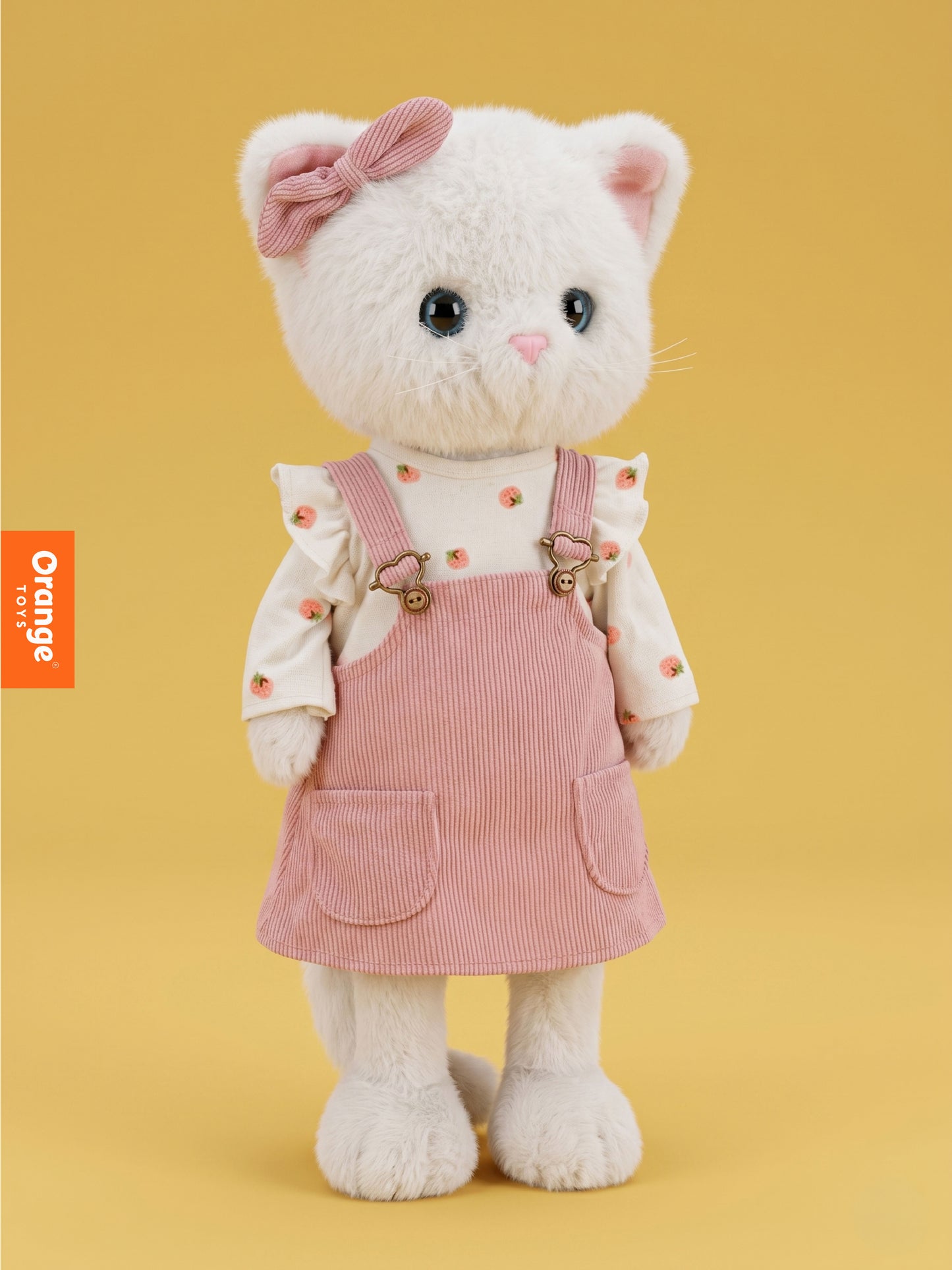 Lucky Kitty Melody – Pisicuță Premium de Pluş, 38 cm