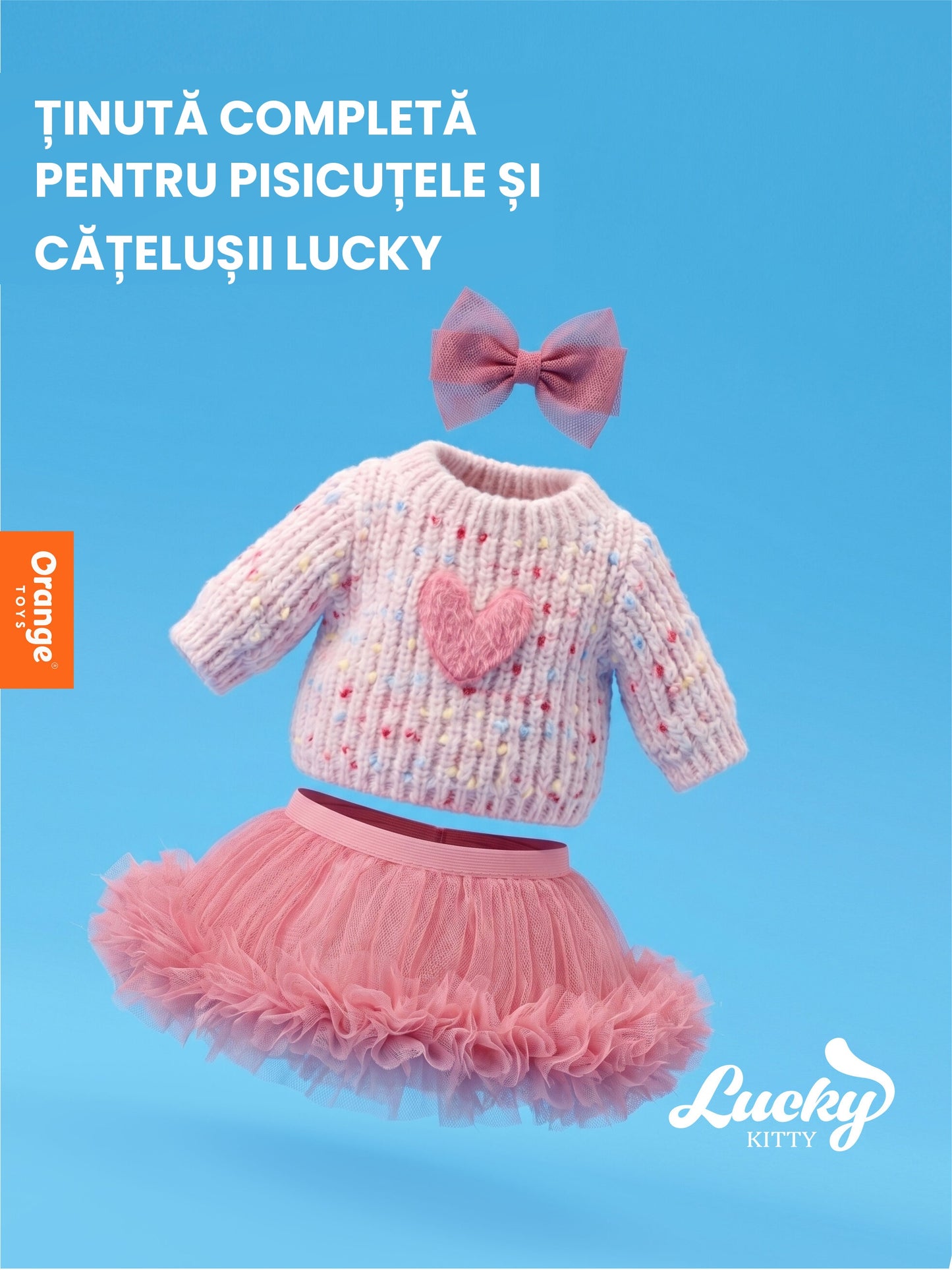 Set de hăinuțe Premium Charm Lucky Kitty