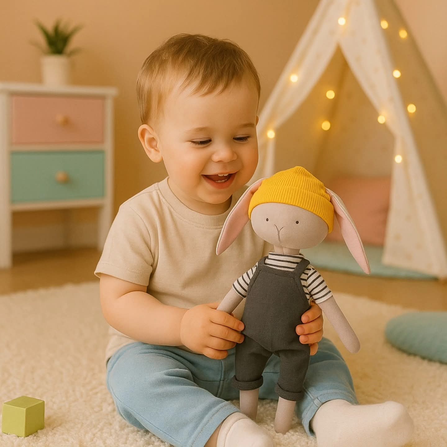 Timmy – Iepuraș de Pluș Premium Cotti Motti (30 cm)