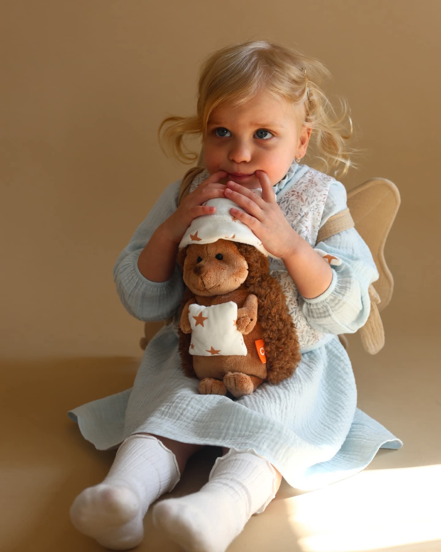 Life – Fluffy Ariciul pufos Sweet Dreams, în cutie de colorat tip căsuță (25 cm)