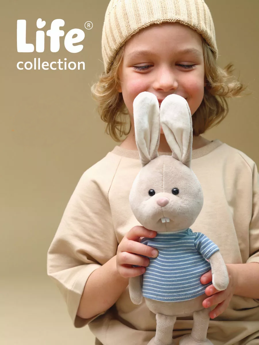 Life – Lucas Iepurașul în cutie de colorat tip căsuță (25 cm)