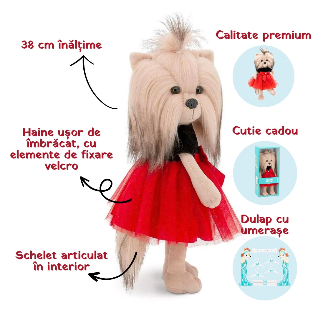 Lucky Yoyo Fiesta – Căţeluşă de Pluş Premium Lucky Doggy