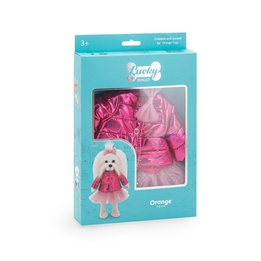 Set de hăinuțe Premium Pink Jacket Lucky Doggy