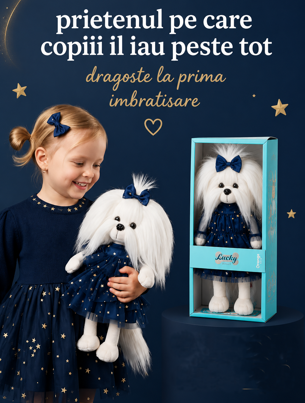 Lucky Mimi Sky – Căţeluşă de Pluş Premium Lucky Doggy