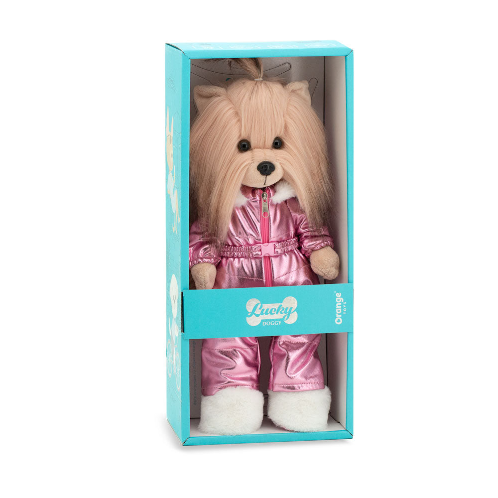 Lucky Yoyo în Drumeție – Căţeluşă de Pluş Premium Lucky Doggy