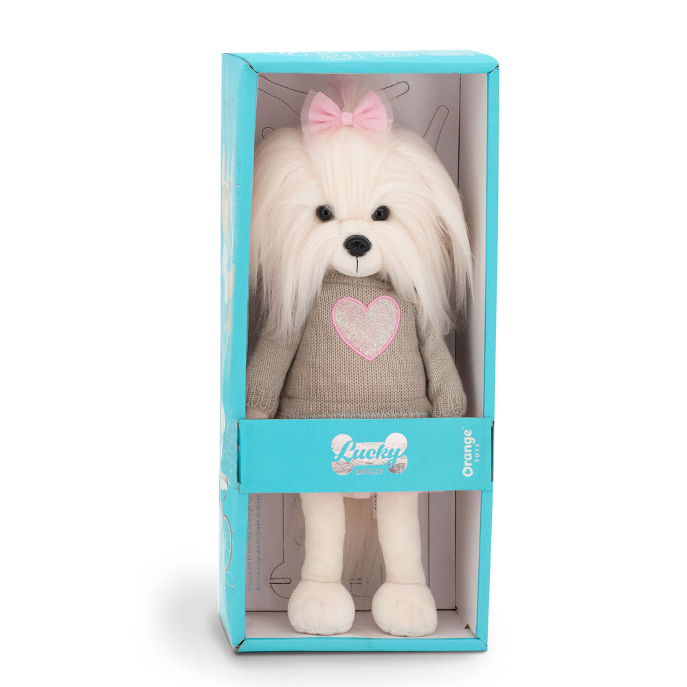 Lucky Mimi Pink Heart – Căţeluşă de Pluş Premium Lucky Doggy