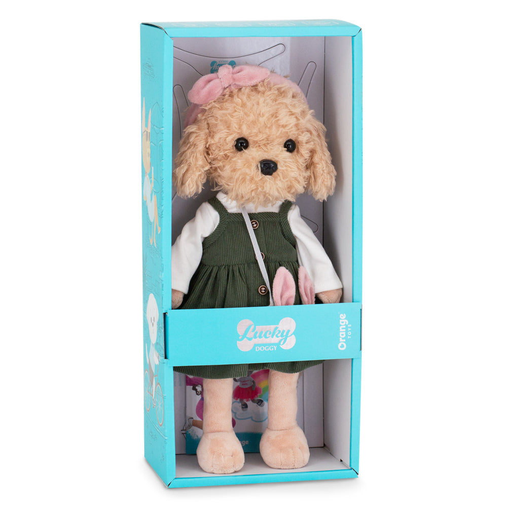 Lucky Fendi Paris Travel – Căţeluşă de Pluş Premium Lucky Doggy