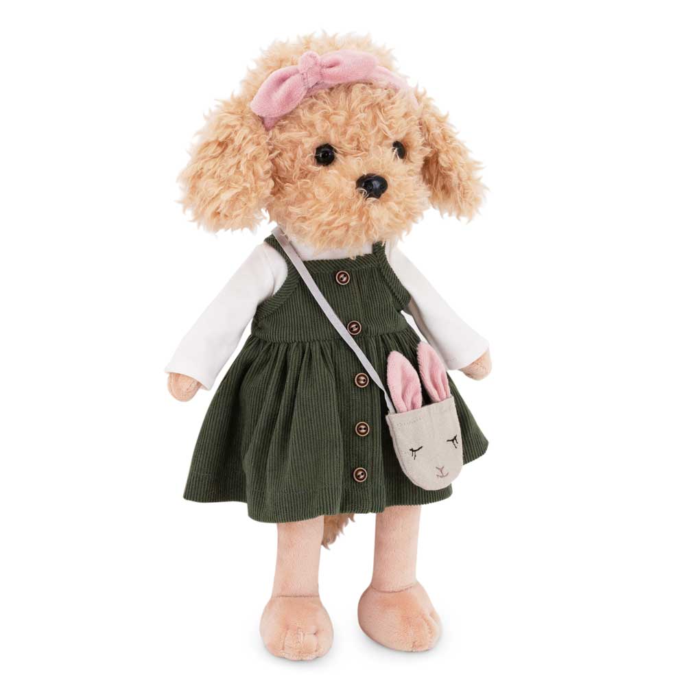 Lucky Fendi Paris Travel – Căţeluşă de Pluş Premium Lucky Doggy