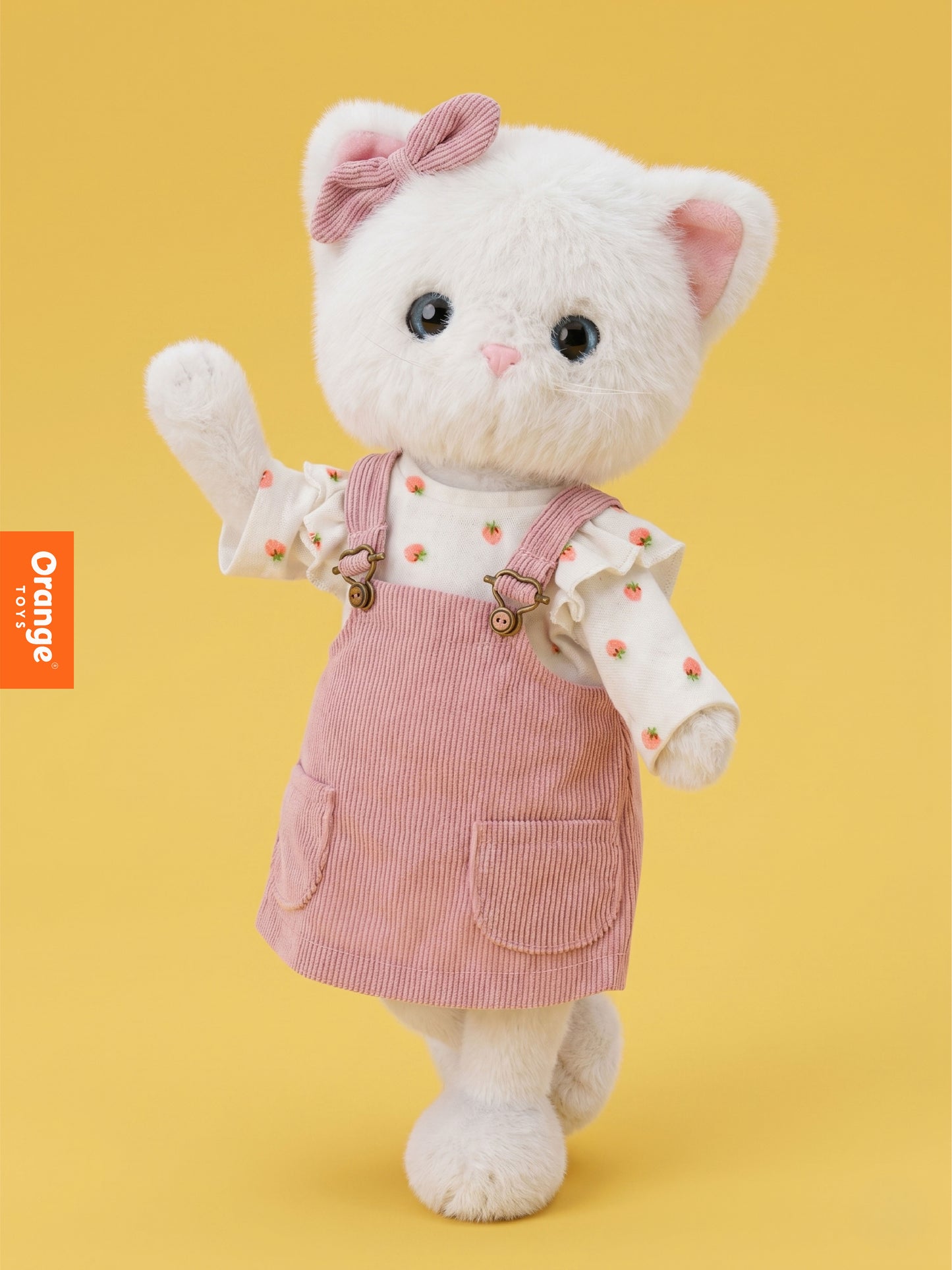 Lucky Kitty Melody – Pisicuță Premium de Pluş, 38 cm