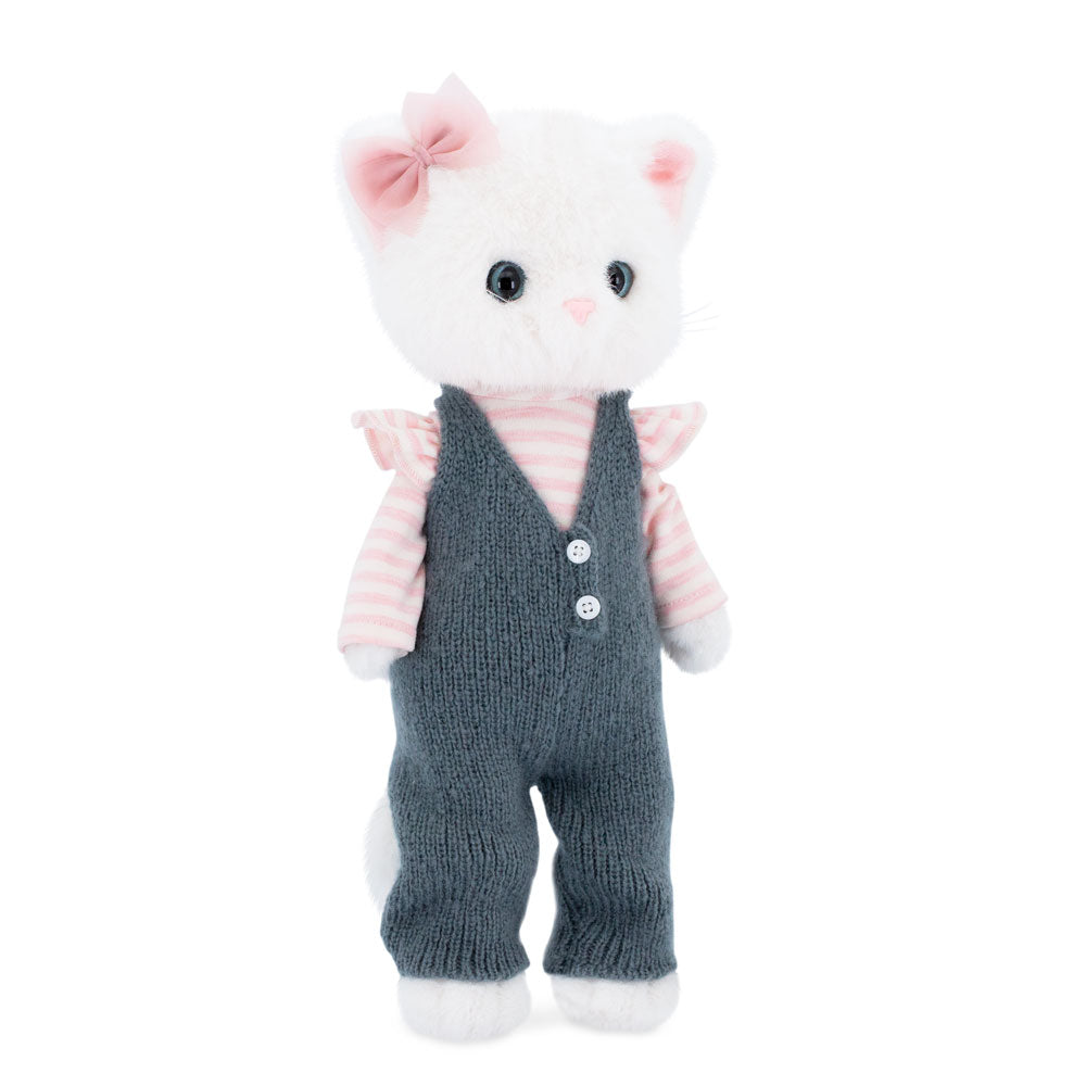 Lucky Kitty Stylish – Pisicuță Premium de Pluş, 38 cm