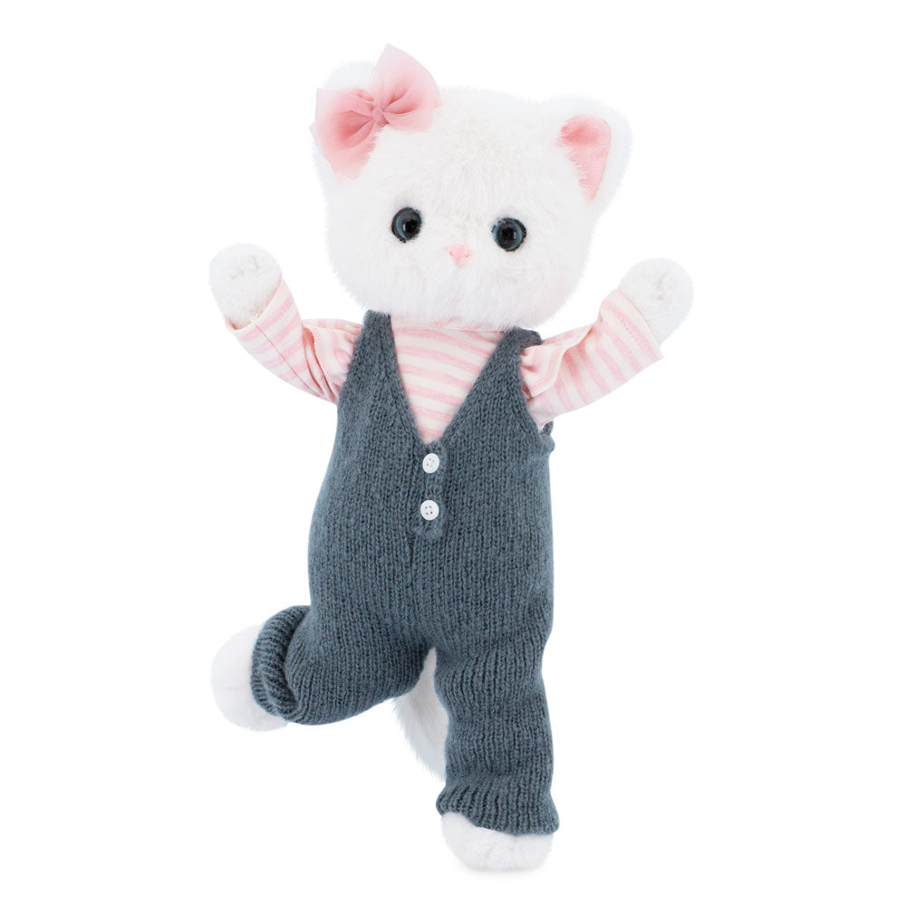 Lucky Kitty Stylish – Pisicuță Premium de Pluş, 38 cm