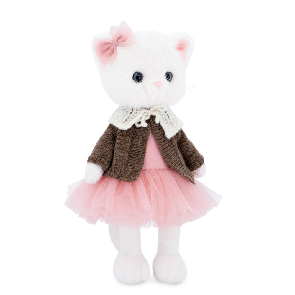 Lucky Kitty Cozy Evening – Pisicuță Premium de Pluş, 38 cm