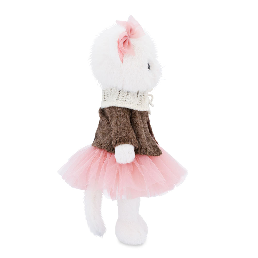 Lucky Kitty Cozy Evening – Pisicuță Premium de Pluş, 38 cm