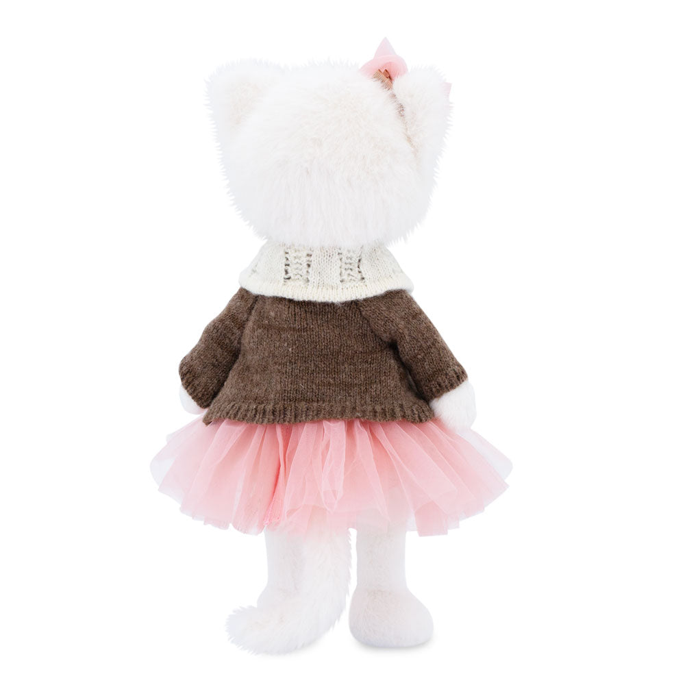 Lucky Kitty Cozy Evening – Pisicuță Premium de Pluş, 38 cm