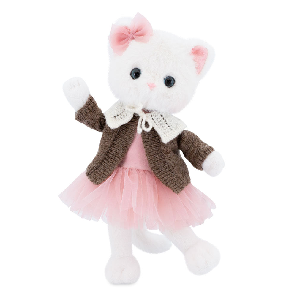 Lucky Kitty Cozy Evening – Pisicuță Premium de Pluş, 38 cm