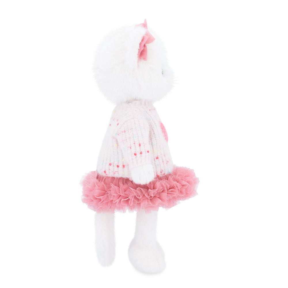 Lucky Kitty Charm – Pisicuță Premium de Pluş, 38 cm