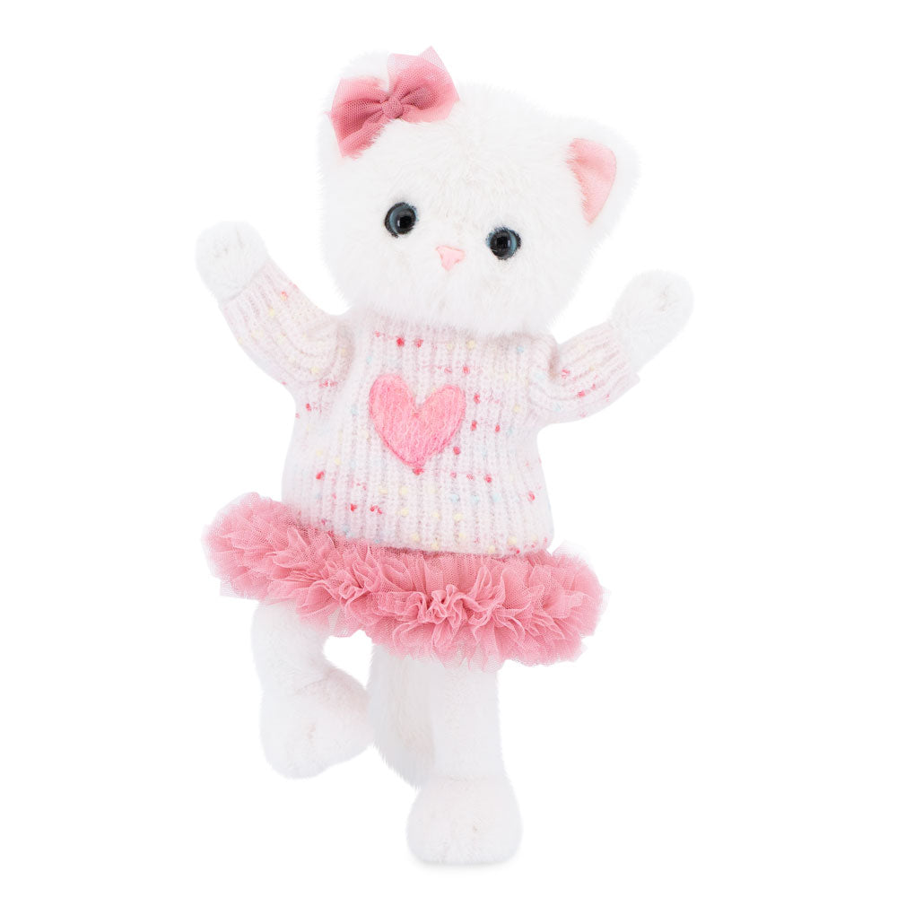 Lucky Kitty Charm – Pisicuță Premium de Pluş, 38 cm