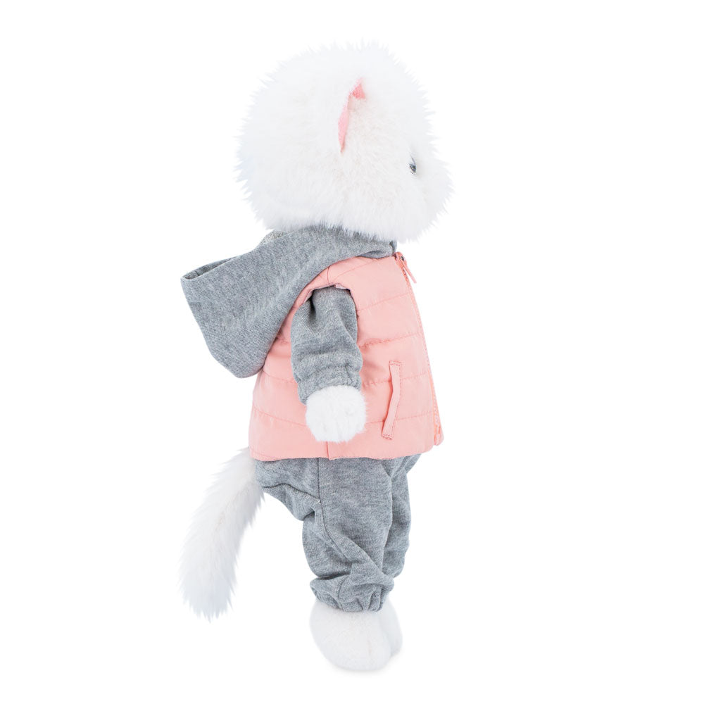 Lucky Kitty Sport – Pisicuță Premium de Pluş, 38 cm