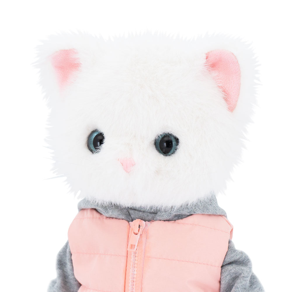 Lucky Kitty Sport – Pisicuță Premium de Pluş, 38 cm