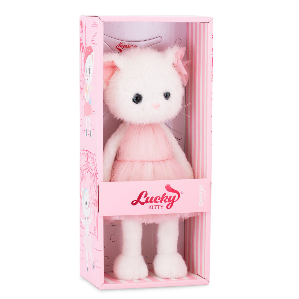 Lucky Kitty Candy – Pisicuță Premium de Pluş, 38 cm