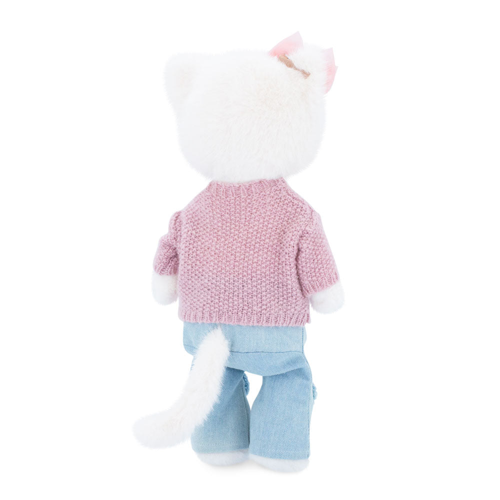 Lucky Kitty Cherries – Pisicuță Premium de Pluş, 38 cm