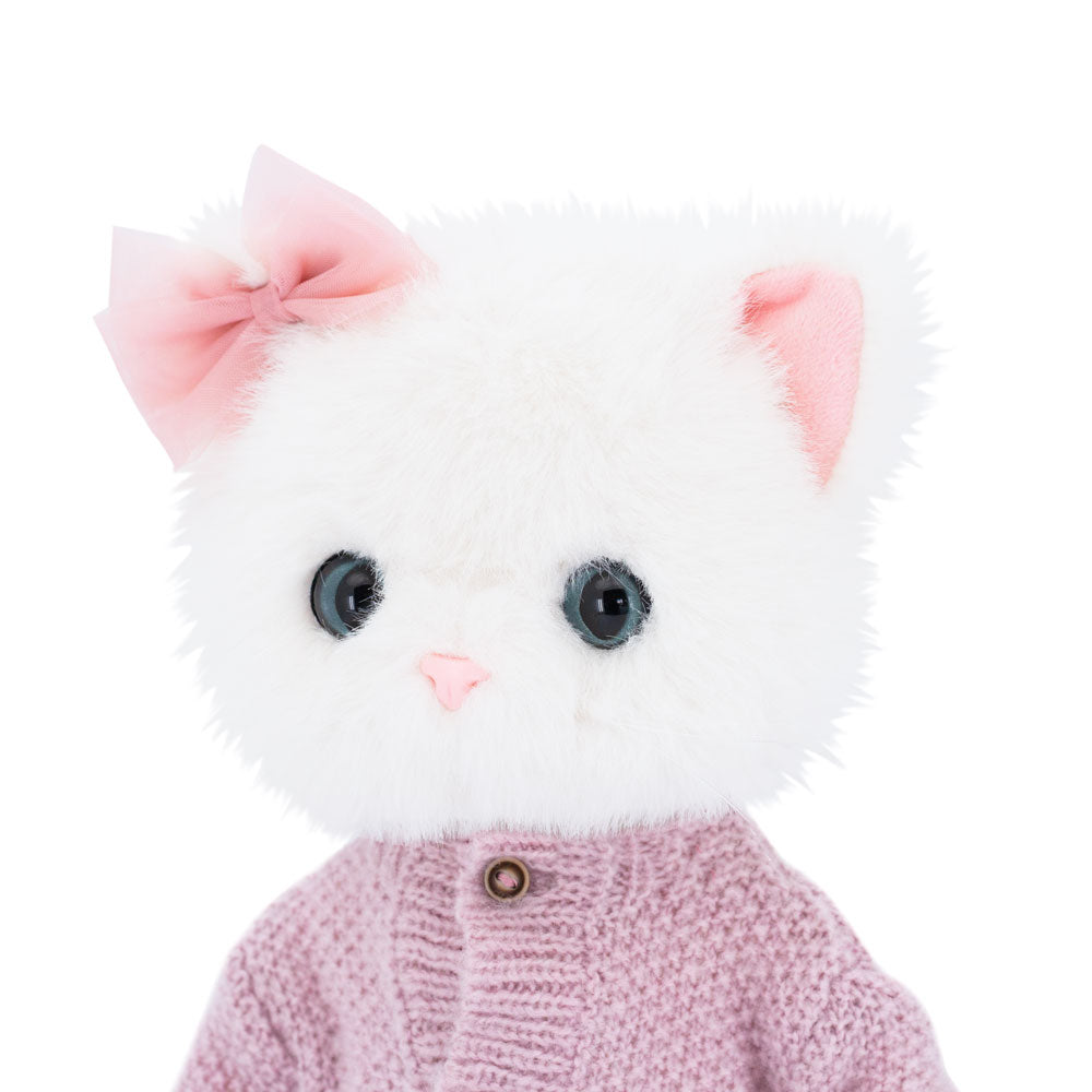 Lucky Kitty Cherries – Pisicuță Premium de Pluş, 38 cm