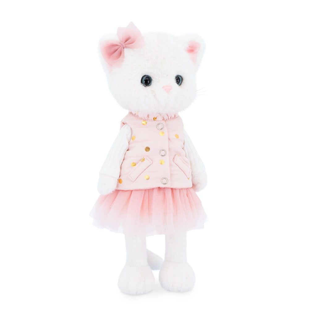 Lucky Kitty Dreams – Pisicuță Premium de Pluş, 38 cm