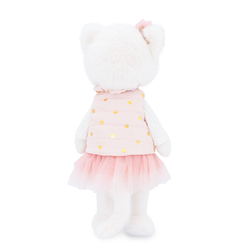 Lucky Kitty Dreams – Pisicuță Premium de Pluş, 38 cm