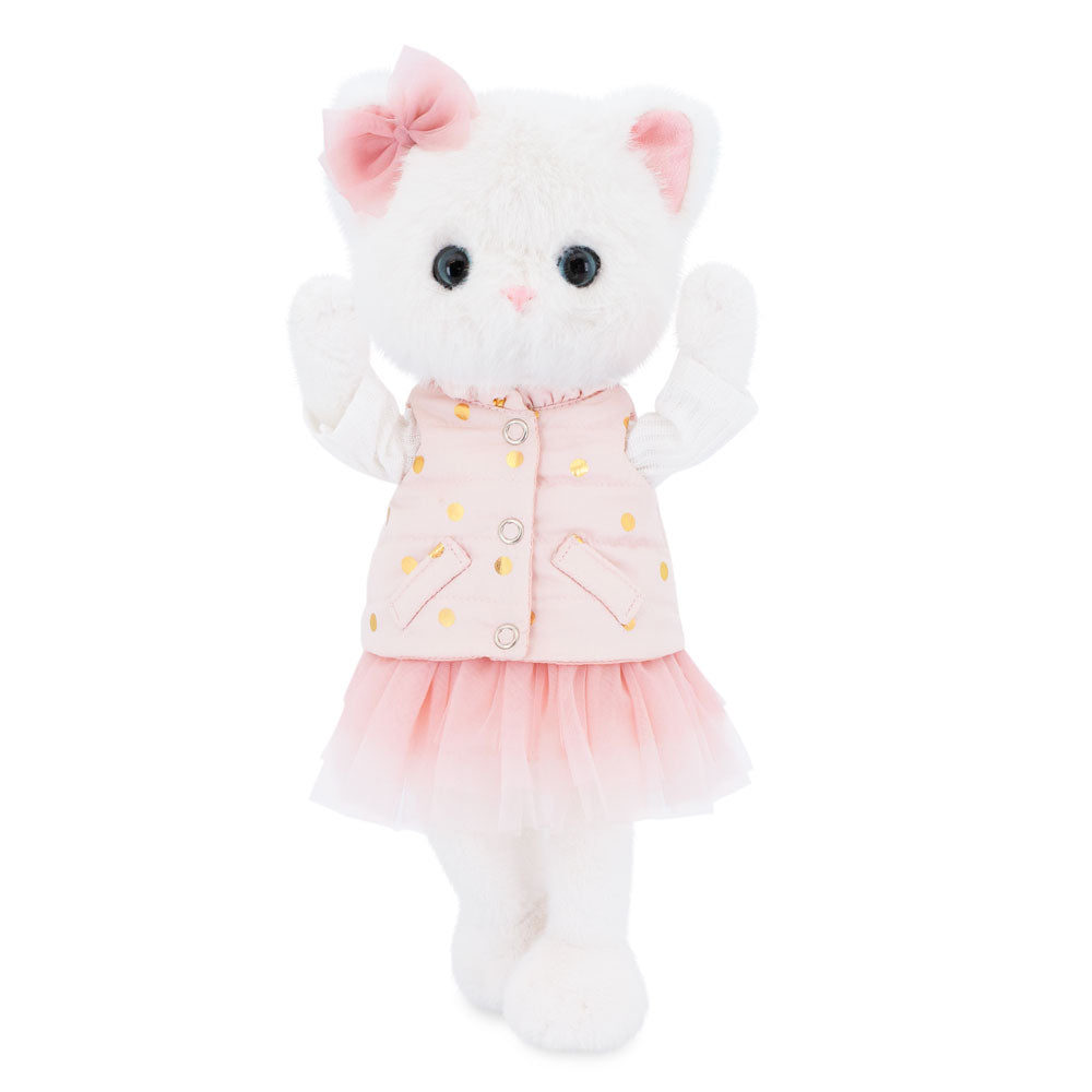 Lucky Kitty Dreams – Pisicuță Premium de Pluş, 38 cm