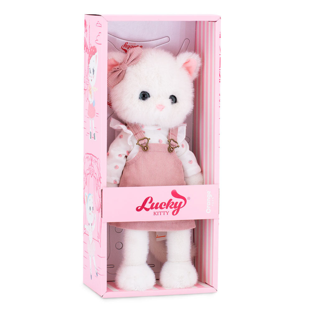 Lucky Kitty Melody – Pisicuță Premium de Pluş, 38 cm