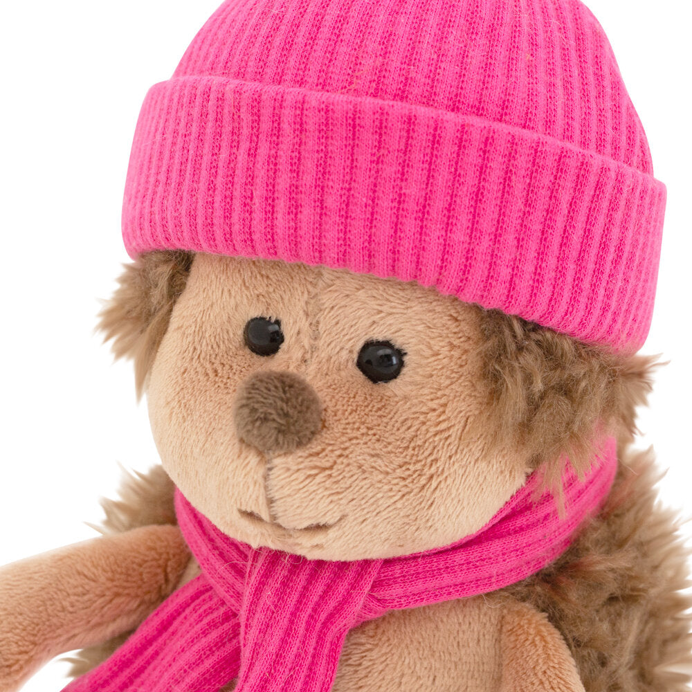 Life – Fluffy Ariciul pufos cu căciuliță roz, în cutie de colorat tip căsuță (18 cm)