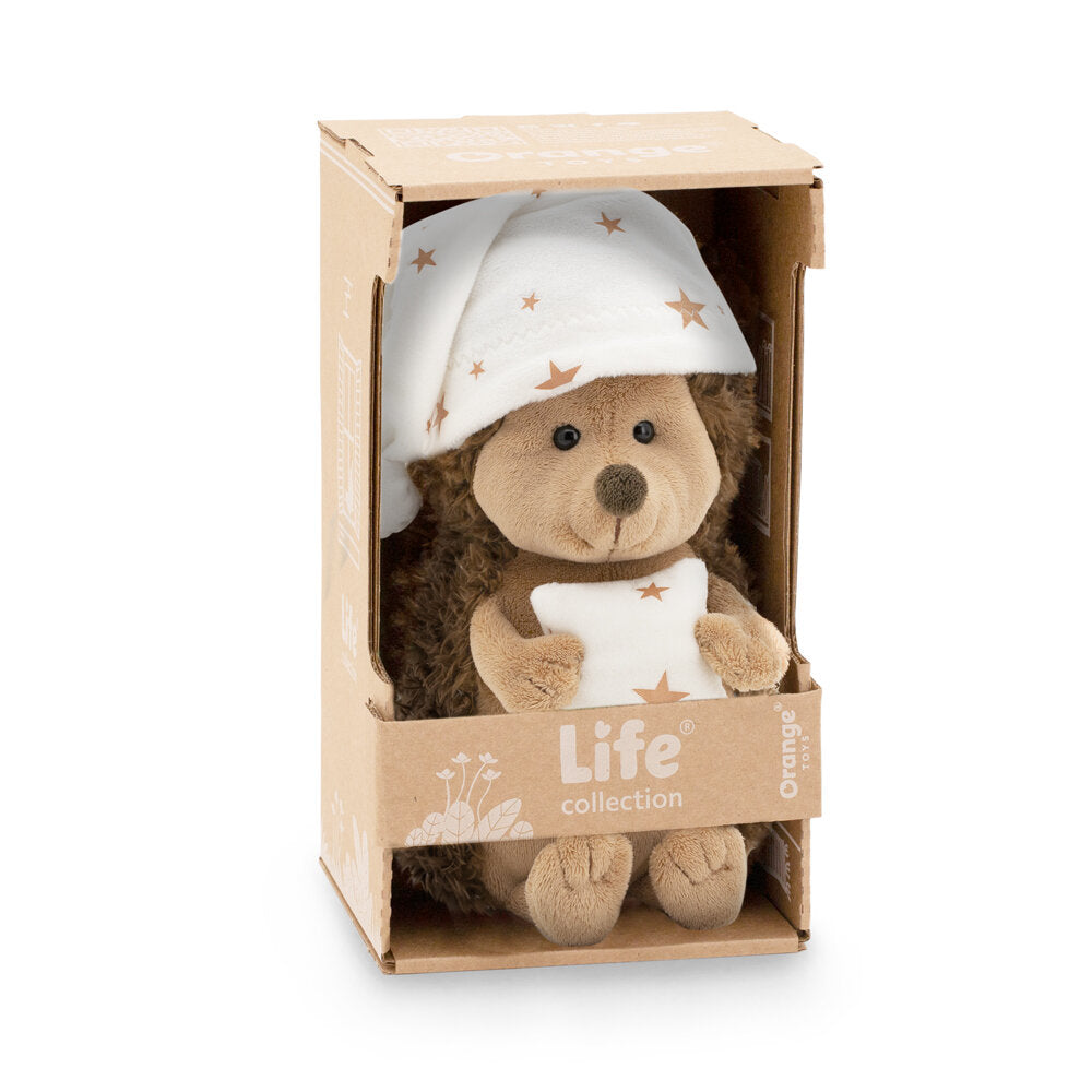 Life – Fluffy Ariciul pufos Sweet Dreams, în cutie de colorat tip căsuță (25 cm)