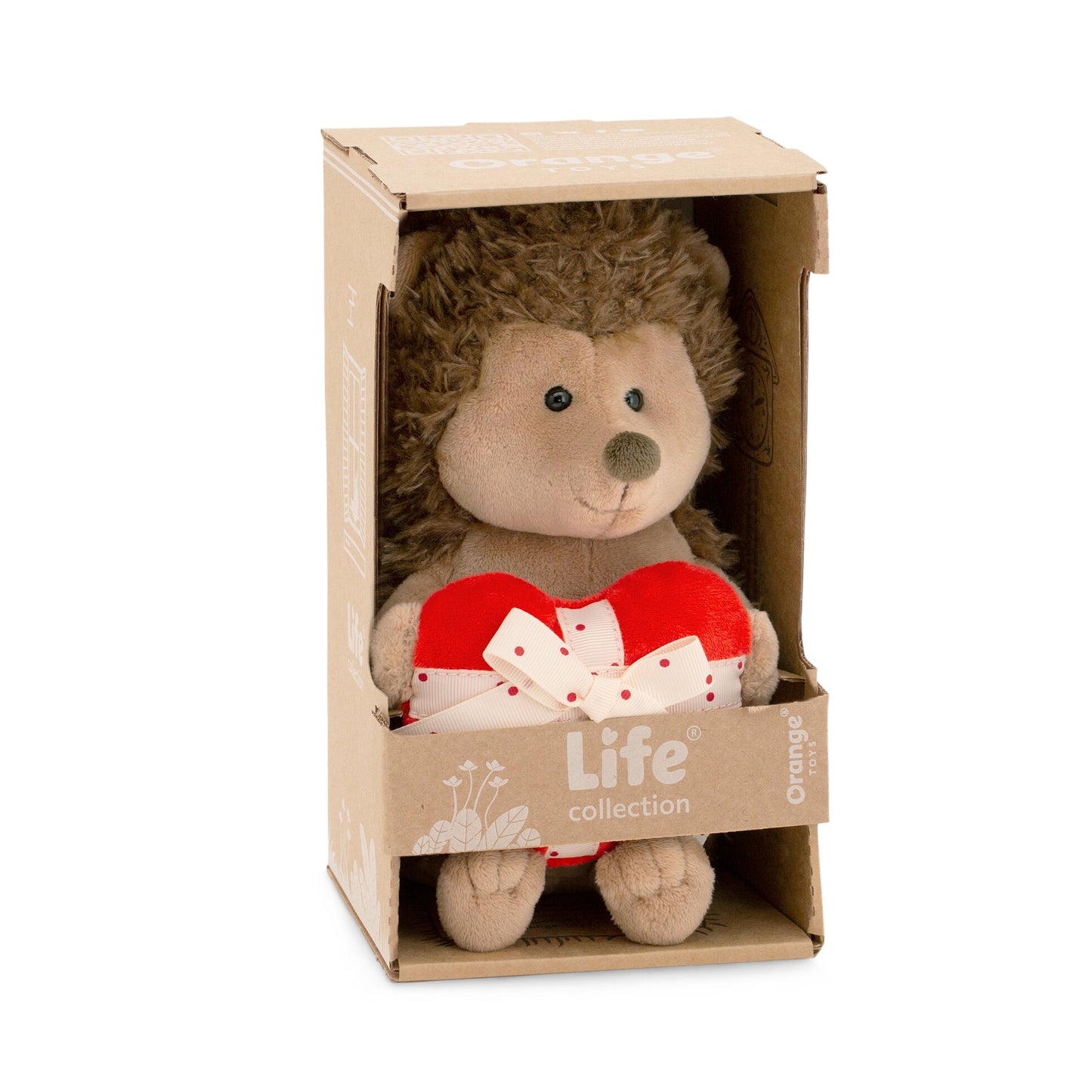 Life – Fluffy Ariciul pufos cu Inimioară, în cutie de colorat tip căsuță (25 cm)