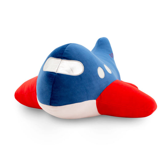 Relax - Avion – Perna-Jucărie de Pluș pentru Copii & Bebeluși (40 cm) Orange Toys